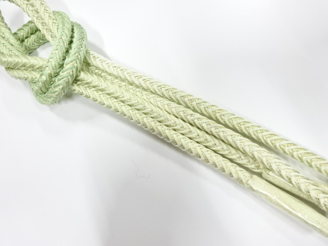 未使用品　正絹　手組帯締め